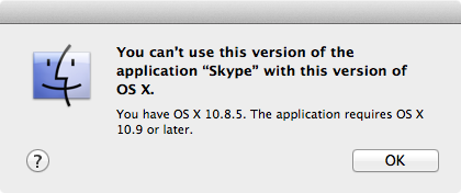 skype for old mac 10.8.5